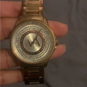 Old AX Gold tone watch (Armani Exchange) woman’s